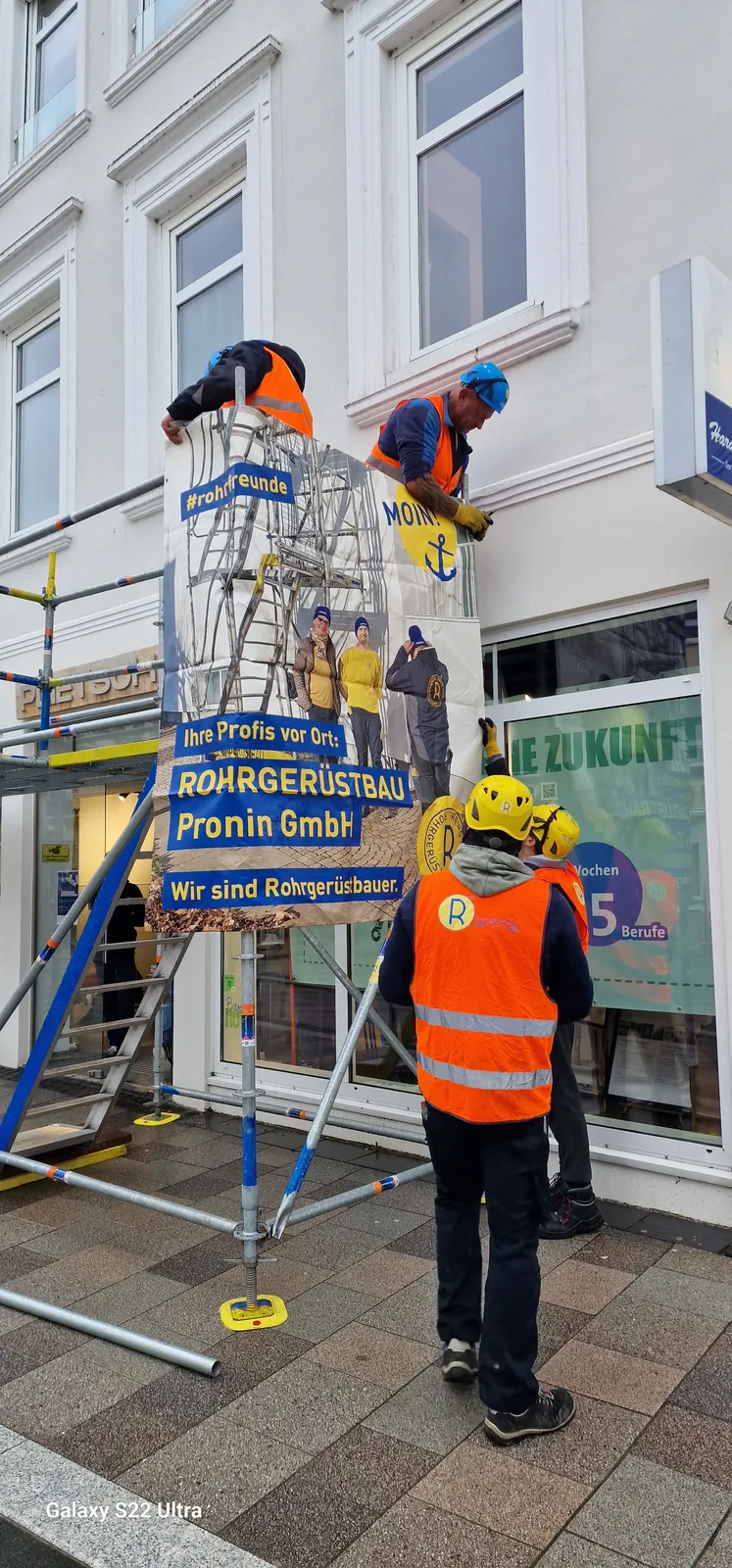 Markenbotschafter von Rohrgerüstbau Pronin in Hamburg