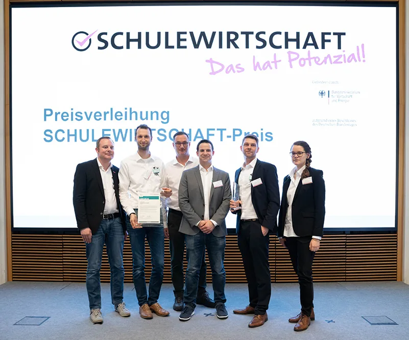 SchuleWirtschaft-Preisverleihung – Ausbildungsengagement Rohrgerüstbau Pronin