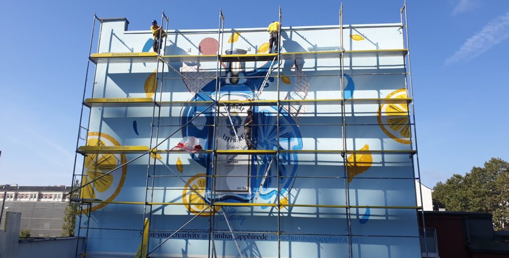 Fassadengerüst Malergerüst Arbeitsgerüst Rohrgeüstbau Pronin GmbH